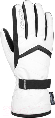Перчатки лыжные Reusch Moni R-TEX XT / 6331258-1101 (р-р 7, White/Black)