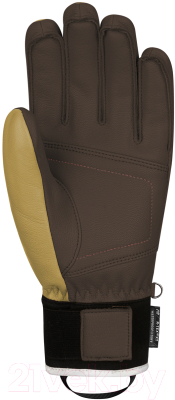 Перчатки лыжные Reusch Highland R-TEX XT / 6102240-8880 (р-р 9, Camel/Dark Brown)