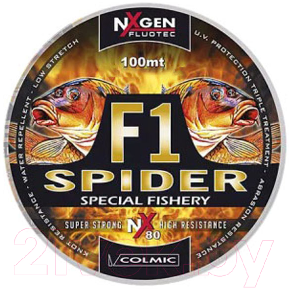 Леска монофильная Colmic F1 Spider 0.168мм 100м