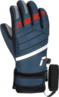 Перчатки лыжные Reusch Warrior R-TEX XT Junior  / 6361250-9007 (р-р 4.5, Alexis Pinturault) - 