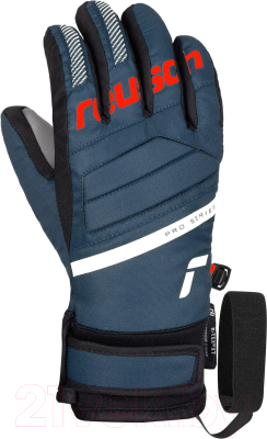 Перчатки лыжные Reusch Warrior R-TEX XT Junior  / 6361250-9007 (р-р 4.5, Alexis Pinturault)