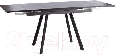 Обеденный стол Tetchair Vigo (мрамор черный/черный)