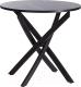 Обеденный стол Tetchair Manzana 80x80x75 (мрамор черный/черный) - 