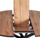 Миниатюра изображения товара Обеденный стол Tetchair Manzana 100x100+30x75 (дуб вотан/черный)