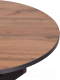 Миниатюра изображения товара Обеденный стол Tetchair Manzana 100x100+30x75 (дуб вотан/черный)