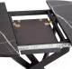 Миниатюра изображения товара Обеденный стол Tetchair Manzana 100x100+30x75 (мрамор черный/черный)