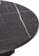 Миниатюра изображения товара Обеденный стол Tetchair Manzana 100x100+30x75 (мрамор черный/черный)