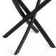 Миниатюра изображения товара Обеденный стол Tetchair Manzana 100x100+30x75 (мрамор черный/черный)