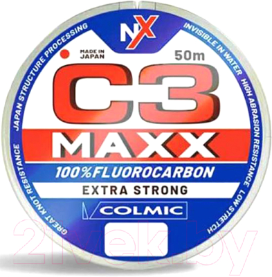 Леска флюорокарбоновая Colmic C3 Maxx 0.103мм 50м