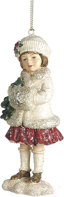 Изображение товара Елочная игрушка Goodwill Xmas 2023 Девочка с муфтой / MC 38050-2
