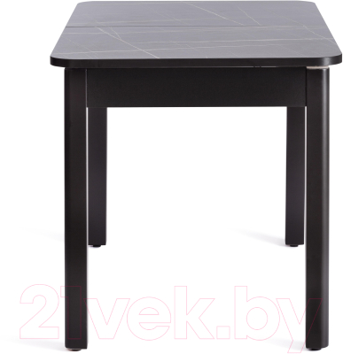 Обеденный стол Tetchair Aligery (мрамор черный/черный)