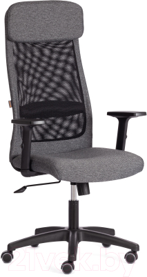 Кресло офисное Tetchair Profit PLT (серый/черный)