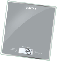 Кухонные весы Centek CT-2462 (серебристый) - 