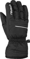 Перчатки лыжные Reusch Alan Junior / 6361115-7701 (р-р 6.5, Black/White) - 