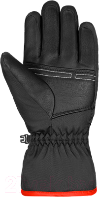 Перчатки лыжные Reusch Alan Junior / 6361115-7705 (р-р 4.5, Black/Fire Red)