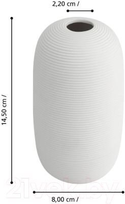 Ваза Eglo Mitane 421014 (керамика, белый)