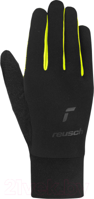 Перчатки лыжные Reusch Liam Touch-TEC / 6306105-7752 (р-р 10, Black/Safety Yellow)