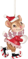 

Елочная игрушка, Xmas 2023 Мышка с муфтой / TR 21299-1