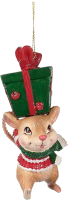 

Елочная игрушка, Xmas 2023 Мышонок с подарком / TR 21300-1
