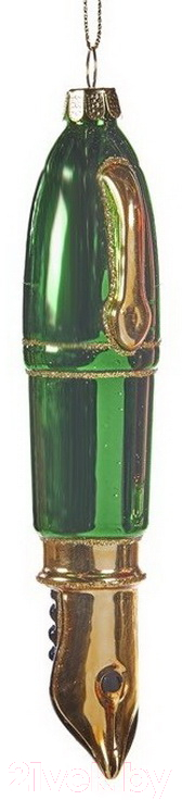 Елочная игрушка Goodwill Xmas 2023 Перо зеленое / YA 92412-1