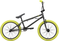 Велосипед STARK Madness BMX 3 2024 (антрацит матовый/антрацит глянцевый/зеленый/хаки) - 