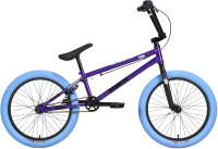 Велосипед STARK Madness BMX 4 2024 (серо-фиолетовый/черный/синий) - 