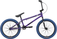 Велосипед STARK Madness BMX 4 2024 (серо-фиолетовый/черный/темно-синий) - 