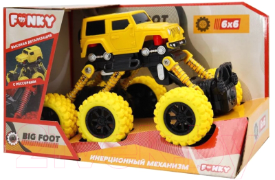 Автомобиль игрушечный Funky Toys Внедорожник / FT97936 (желтый)