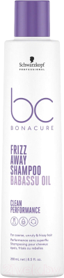 Шампунь для волос Schwarzkopf Professional Bonacure Frizz Away Для жестких и непослушных волос (250мл)