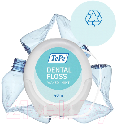 Зубная нить TePe Dental Floss Мятная (40м)