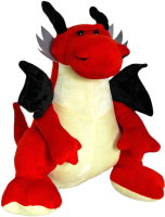Мягкая игрушка SunRain Дракон Грей (красный) - 