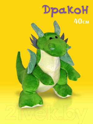 Мягкая игрушка SunRain Дракон Грей (светло-зеленый)