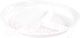 Набор одноразовых тарелок Laima Стандарт / 608769 (100шт, белый) - 