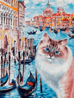 Картина по номерам БЕЛОСНЕЖКА Мечты о Венеции / 969-AS  - 