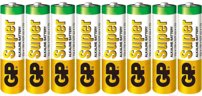 Комплект батареек GP Batteries Super Alkaline LR6 (8шт)