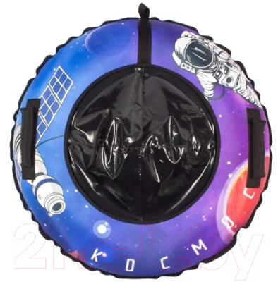 Тюбинг-ватрушка Snowstorm BZ-100 Space / W112882 (100см, фиолетовый/черный)
