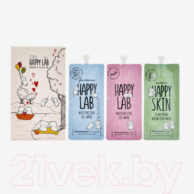 Набор косметики для лица и тела Happy Lab Set of Happy Mask 2 Для ухода за молодой кожей