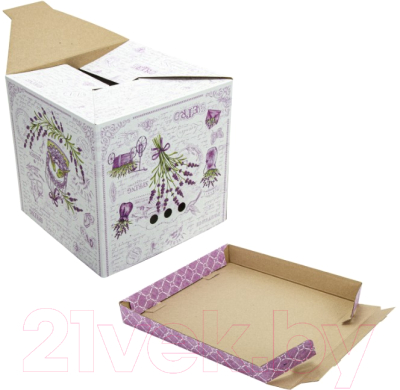 Набор коробок для хранения Brauberg Home Лаванда / 271817 (3шт)
