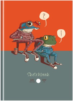Скетчбук BG Поговорим? / С5т100_лг 11290 (100л) - 