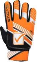 Перчатки вратарские Givova Guanto Stop Portiere GU09 (р.5, оранжевый/черный) - 