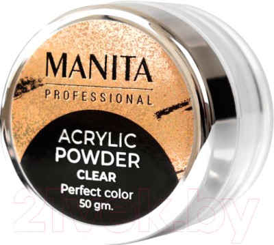 Акриловая пудра для ногтей Manita Professional Clear (50г)
