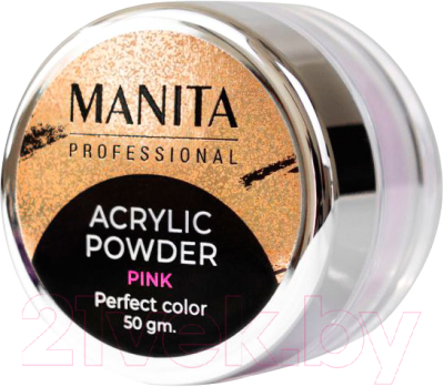 Акриловая пудра для ногтей Manita Professional Pink (50г)