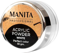 Акриловая пудра для ногтей Manita Professional White (50г) - 