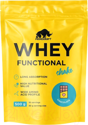 Протеин Prime Kraft Whey Functional Shake (500г, шоколад)