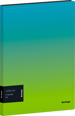 Папка для бумаг Berlingo Radiance / RB4_4D003 (голубой/зеленый) - 