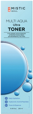 Тонер для лица Mistic Multi Aqua Ultra Глубокоувлажняющий с гиалуроновой кислотой (250мл)