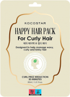 Маска для волос Kocostar Happy Hair Pack For Curly Hair Шапочка (30мл) - 