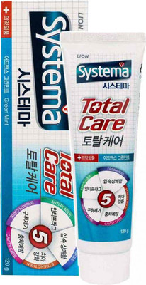 Зубная паста Lion Systema Total С зеленой мятой для длительной свежести (120г) - 