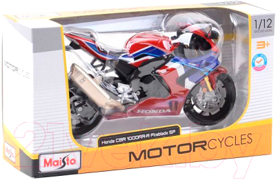 Масштабная модель мотоцикла Maisto Honda CBR 1000RR-R Fireblade SP 31101 / 20-20099 (красный/синий/черный)