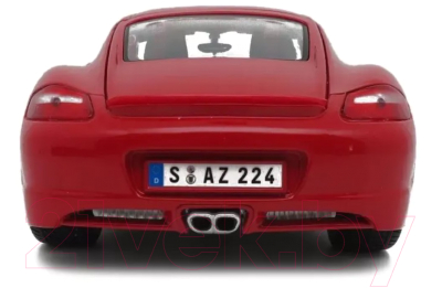 Масштабная модель автомобиля Maisto Porsche Cayman / 31122 (красный)